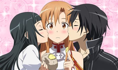 sao asuna yuuki|sao asuna and kirito.